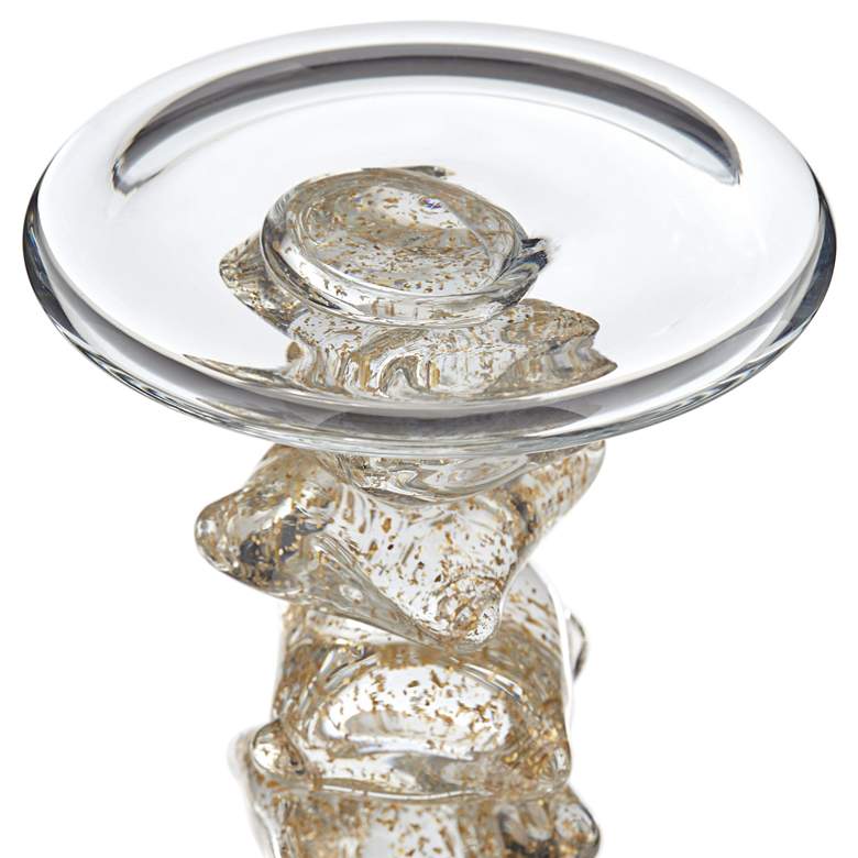 Image 4 Ilion Gold Glass Candle Holders Set of 2 more views