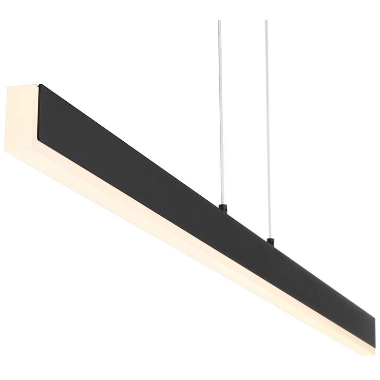 Image 4 Illume Dual Voltage LED Pendant - Matte Black Finish more views