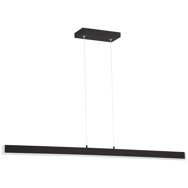 Image 5 Illume Dual Voltage LED Pendant - Matte Black Finish more views