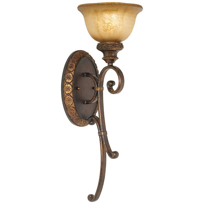 Image 3 Illuminati 23.25 inch High Bronze Finish Traditional Wall Sconce