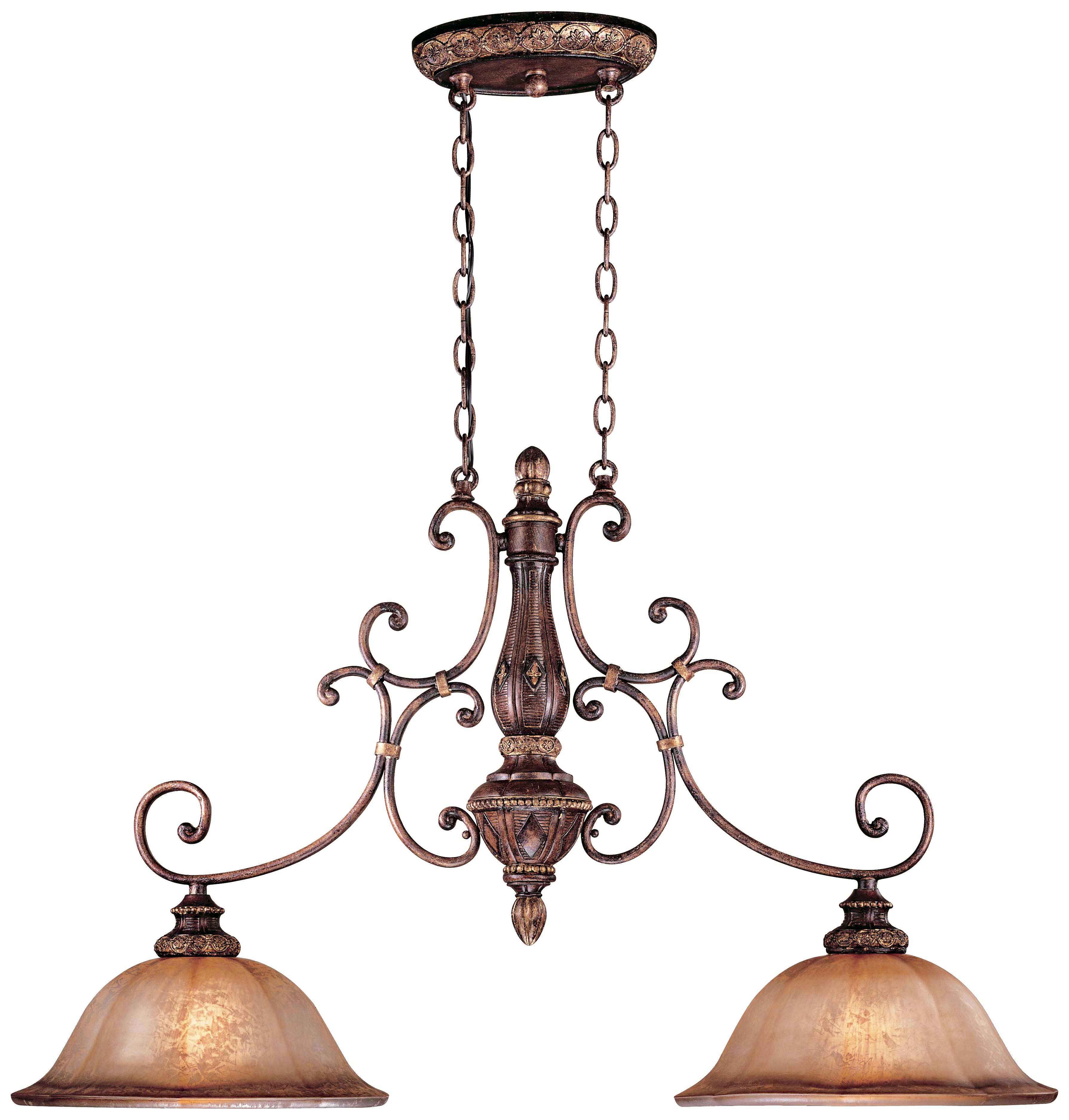 Illuminati 42" Wide Bronze Kitchen Island Light Pendant