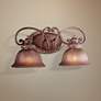 Illuminati Collection 20" Wide Bronze 2-Light Bath Light