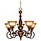 Illuminati Collection Silver Patina 28" Wide Chandelier