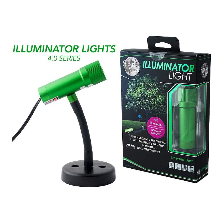 Image 1 Illuminator Emerald Dust Green Indoor-Outdoor Laser Light