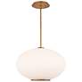 2_Illusion 10.38"H x 16"W 1-Light Pendant in Aged Brass