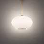 1_Illusion 10.38"H x 16"W 1-Light Pendant in Aged Brass