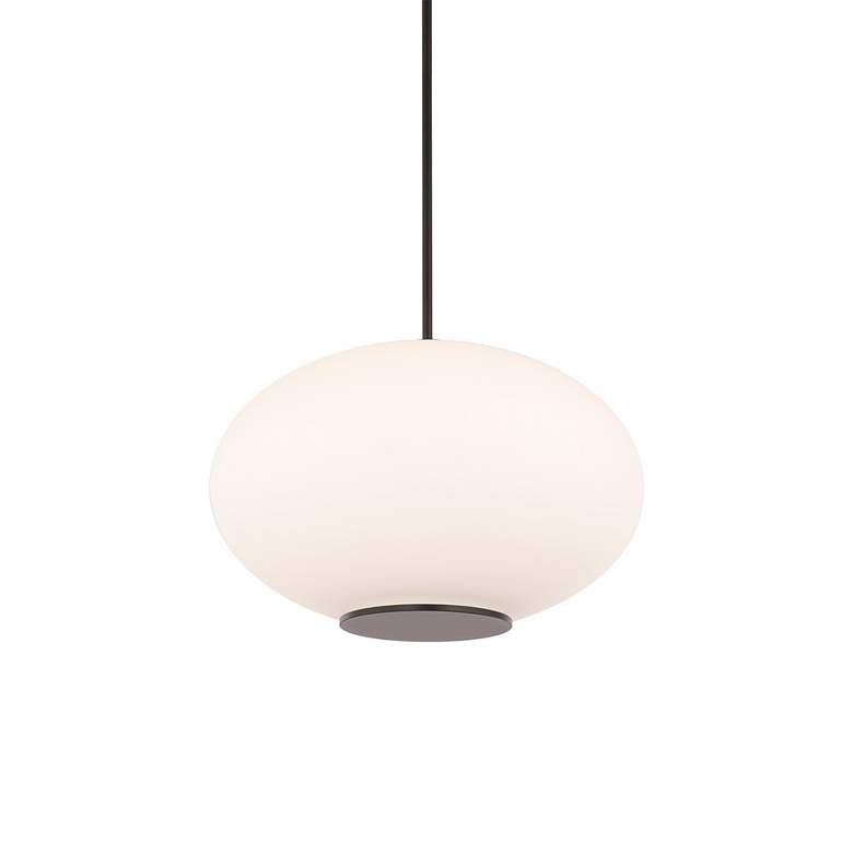 Image 4 Illusion 10.38"H x 16"W 1-Light Pendant in Black more views