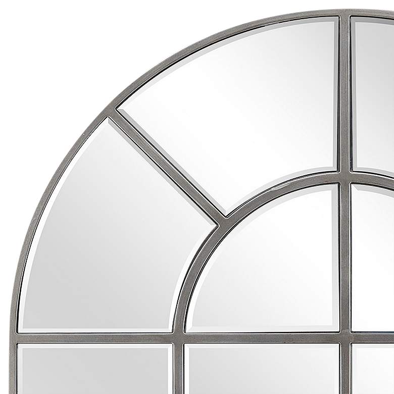 Image 3 Iman 30 inch x 44 inch Arch Window Pane Wall Mirror more views