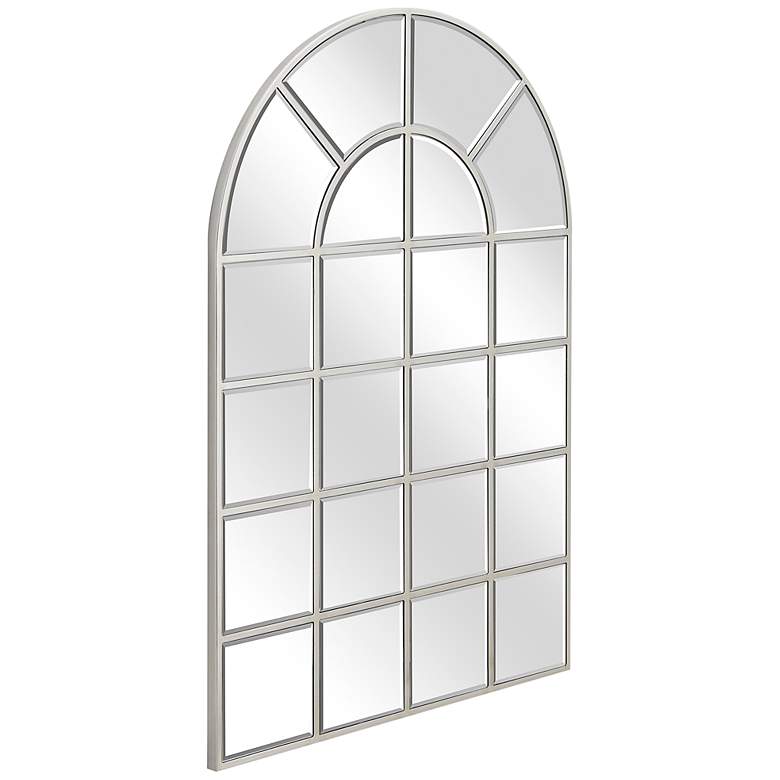 Iman 30 inch x 44 inch Arch Window Pane Wall Mirror more views