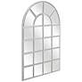 Iman 30" x 44" Arch Window Pane Wall Mirror