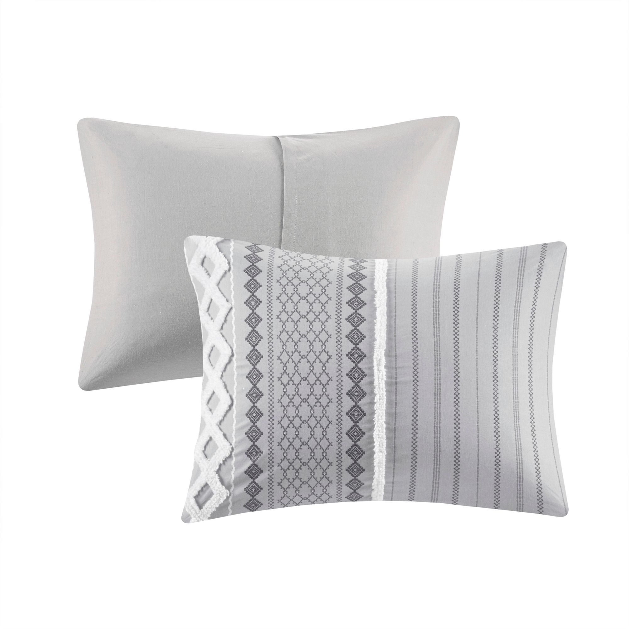Imani Gray King/Cal King 3-Piece Comforter Mini Set