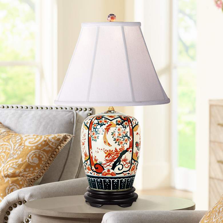 Imari Ginger Jar Porcelain Table Lamp