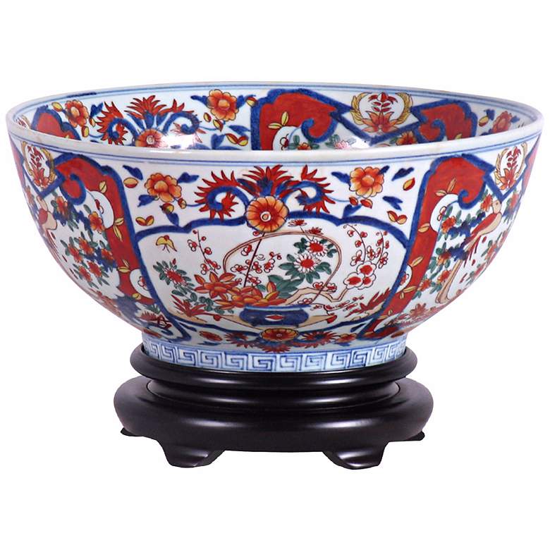 Image 1 Imari Porcelain Bowl with Base