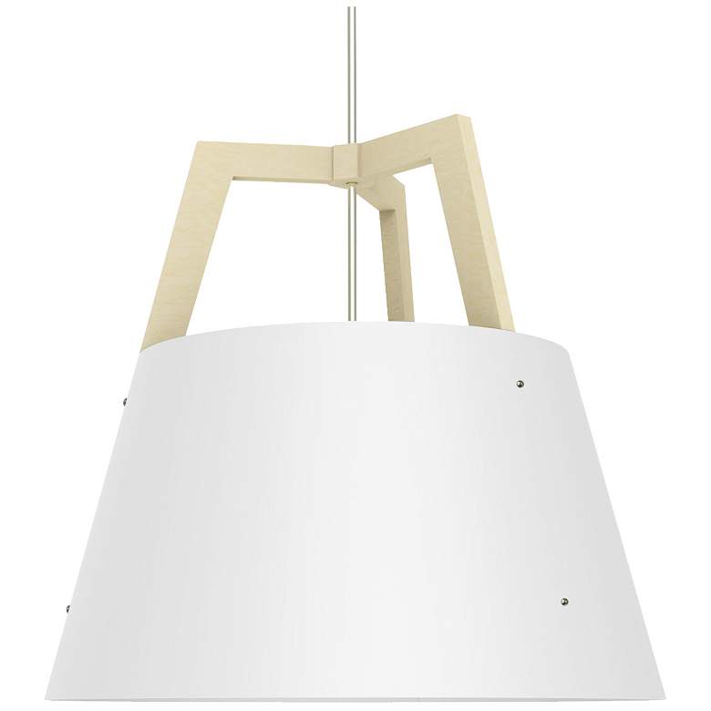 Image 1 Imber White Washed Oak Pendant