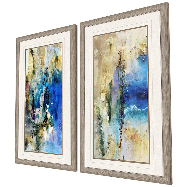 Image 5 Immerge 42" High 2-Piece Giclee Framed Wall Art Set more views