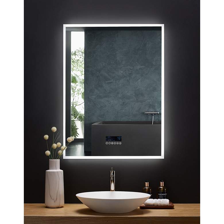 Image 5 Immersion 30" x 40" Rectangular Frameless LED Wall Mirror more views