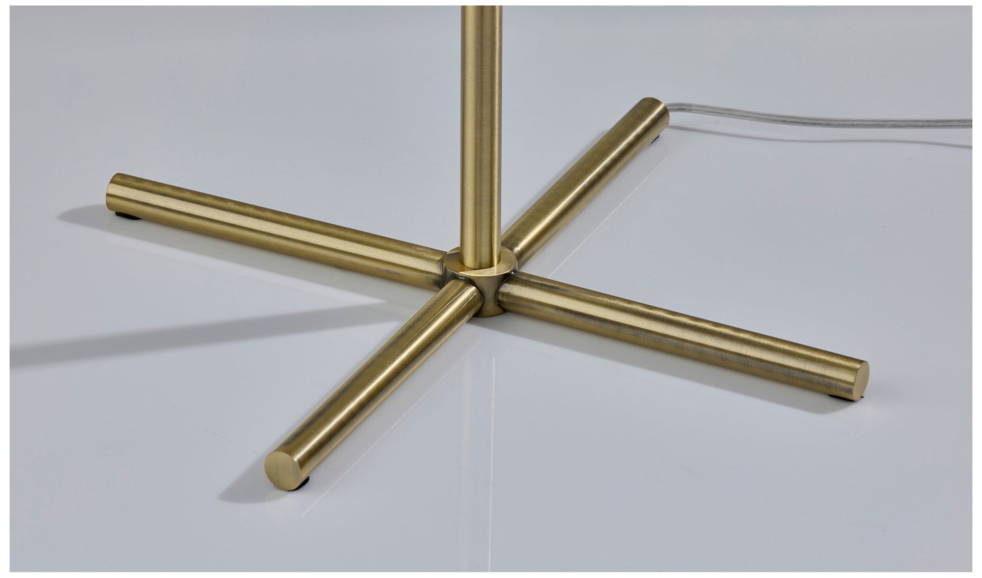 Image 5 Imogen Shelf Floor Lamp- Antique Brass more views