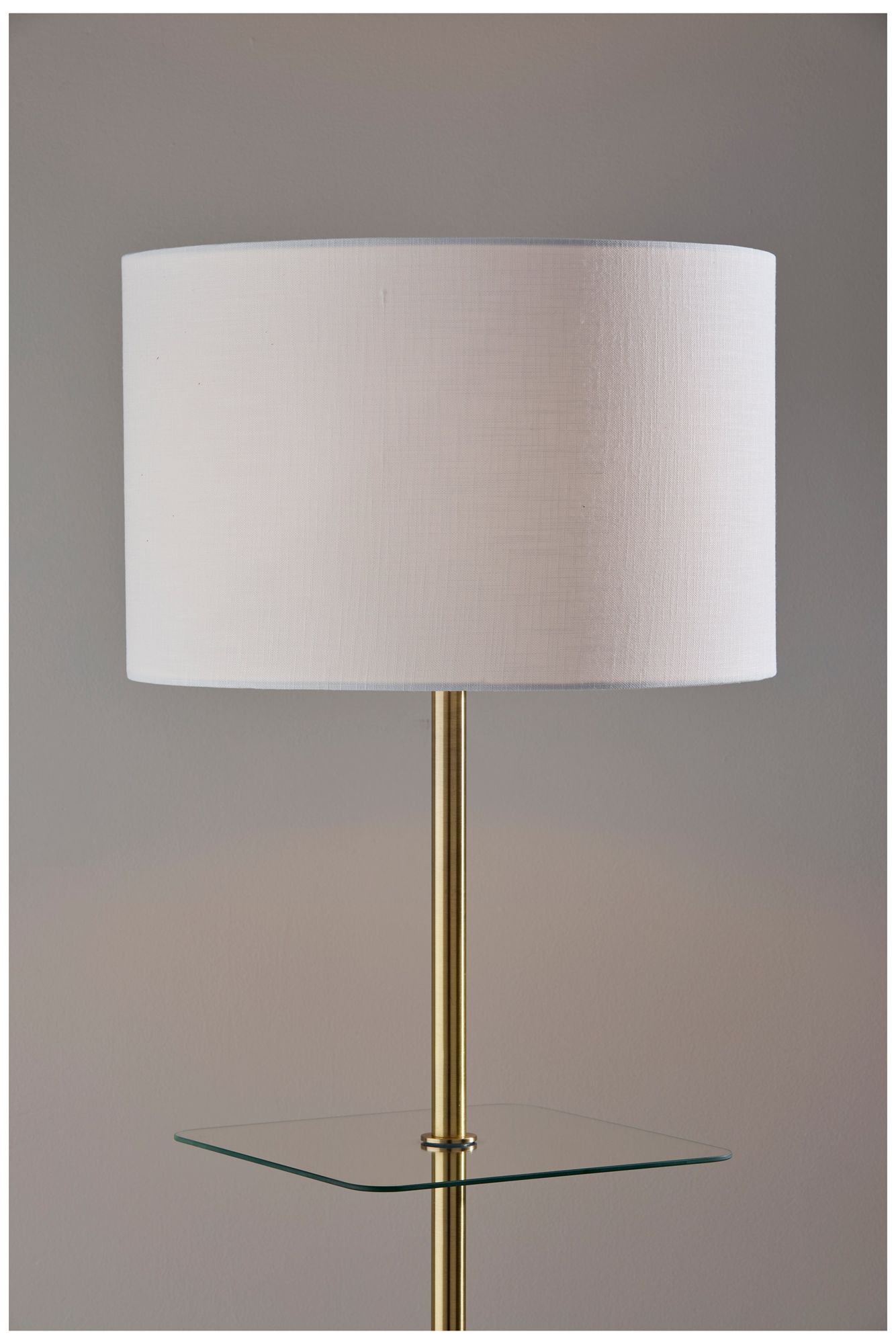 Image 6 Imogen Shelf Floor Lamp- Antique Brass more views
