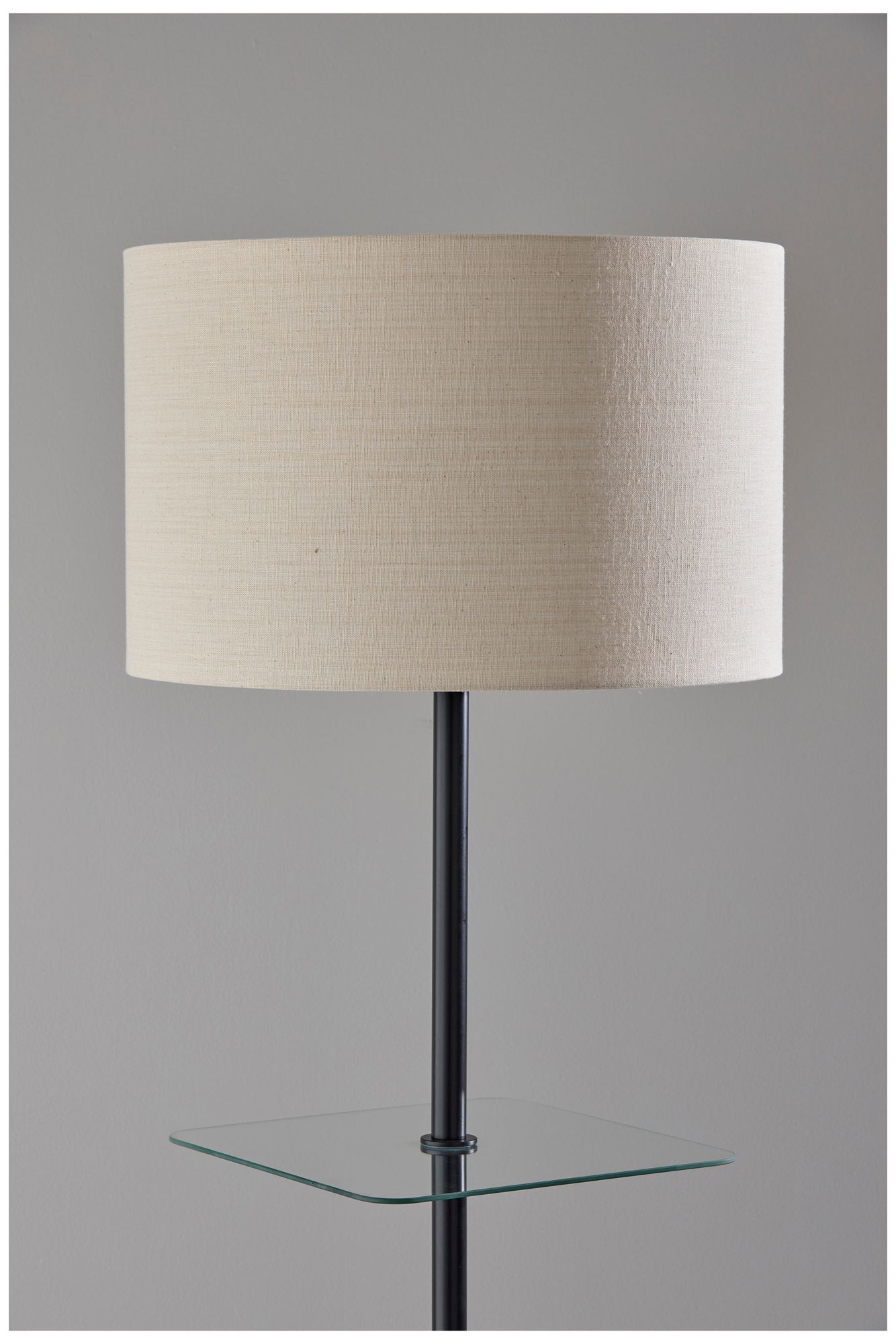 Image 7 Imogen Shelf Floor Lamp- Black more views