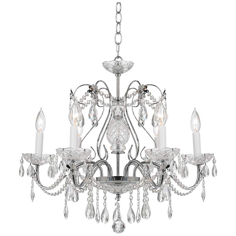 Image 3 Impact 24" Wide Silver Regal Crystal Chandelier