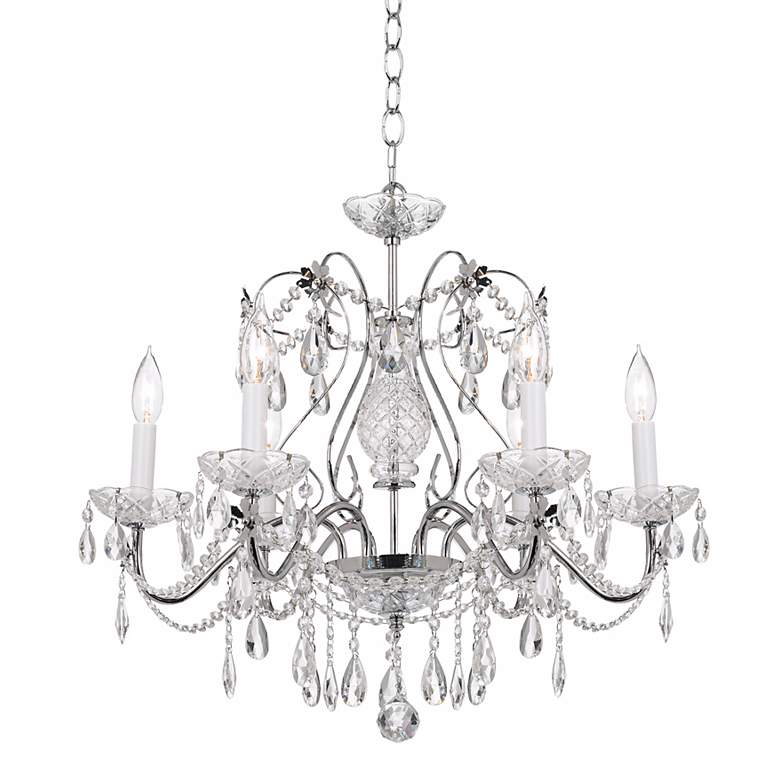 Impact 24&quot; Wide Silver Regal Crystal Chandelier more views