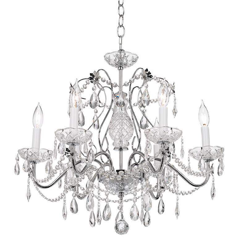 Impact 24&quot; Wide Silver Regal Crystal Chandelier more views