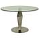 Impacterra Alexandria Steel and Glass Dining Table