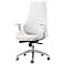 Impacterra Canjun Ivory Faux Leather Office Chair