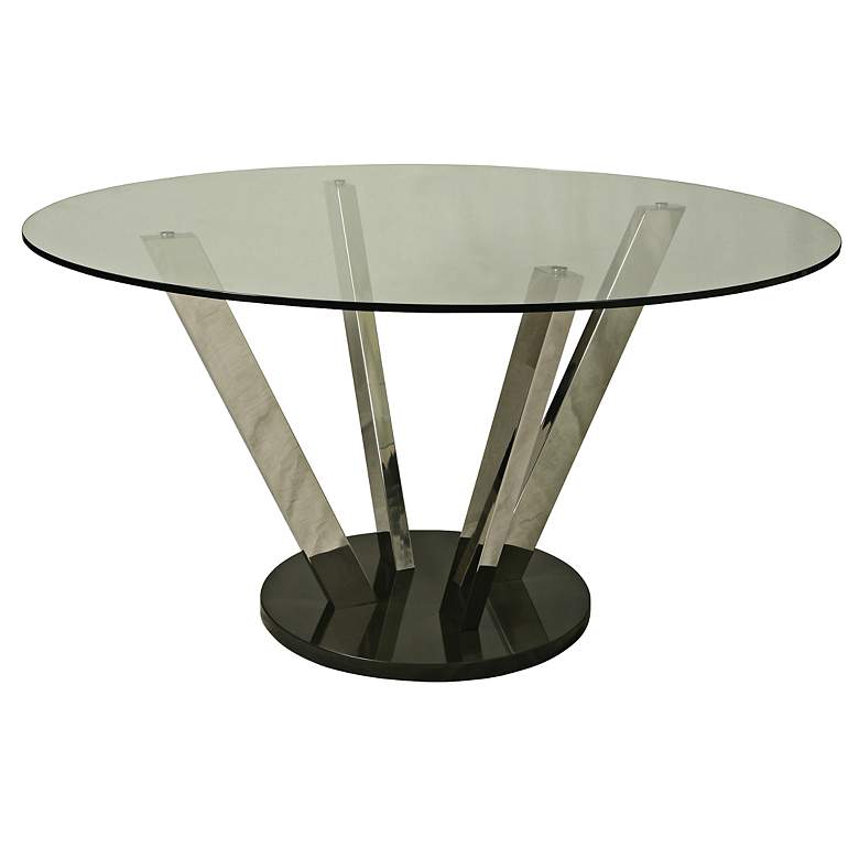 Image 1 Impacterra Hudson Valley Black Marble Round Dining Table