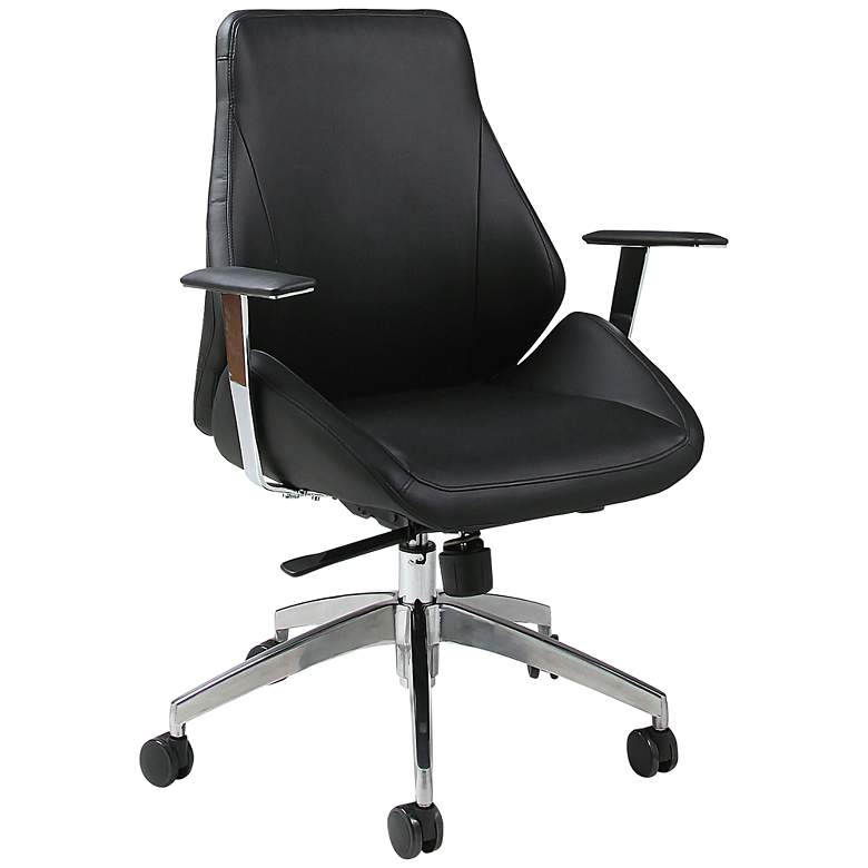 Image 1 Impacterra Isobella Black Adjustable Office Chair