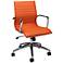 Impacterra Janette Orange Adjustable Office Chair