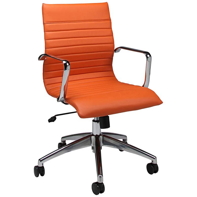 Image 1 Impacterra Janette Orange Adjustable Office Chair