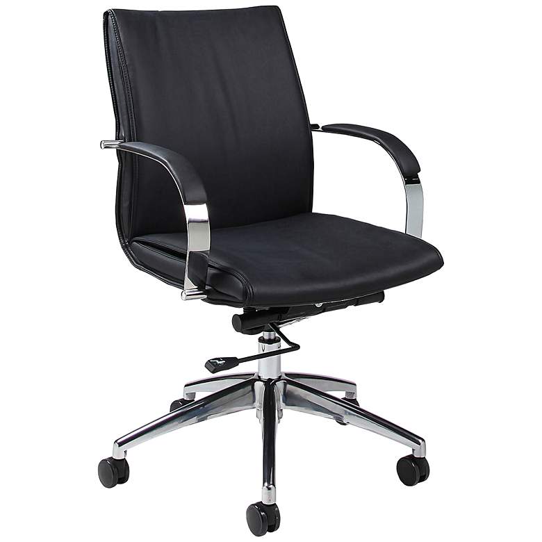 Image 1 Impacterra Josephina Black Adjustable Office Chair