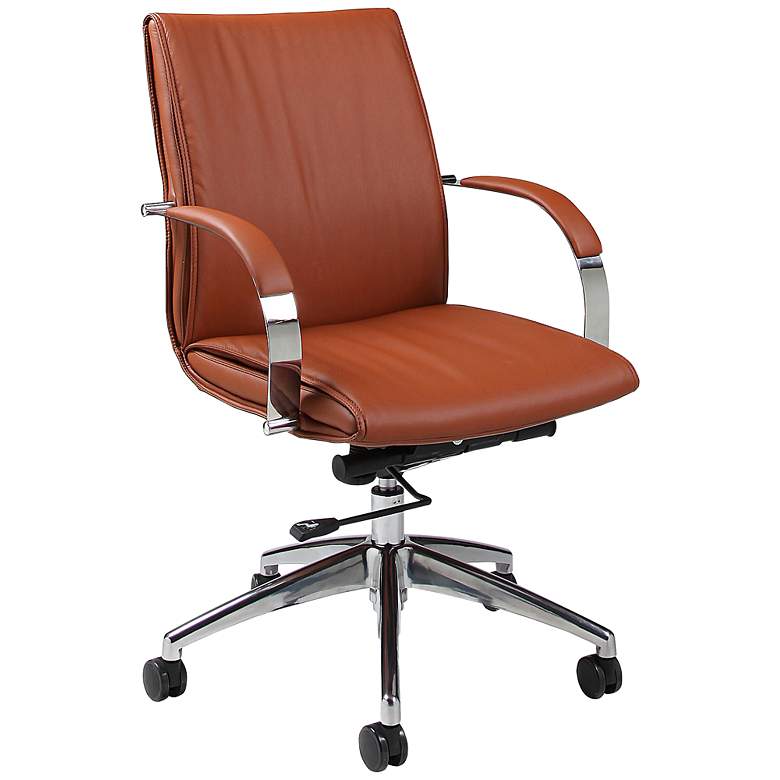 Image 1 Impacterra Josephina Brown Adjustable Office Chair