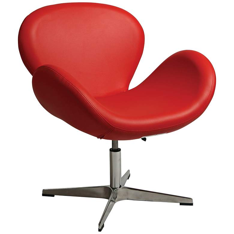 Image 1 Impacterra Le Parque Red and Chrome Club Chair