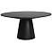Impacterra Oslo Wenge Wood Top Round Dining Table