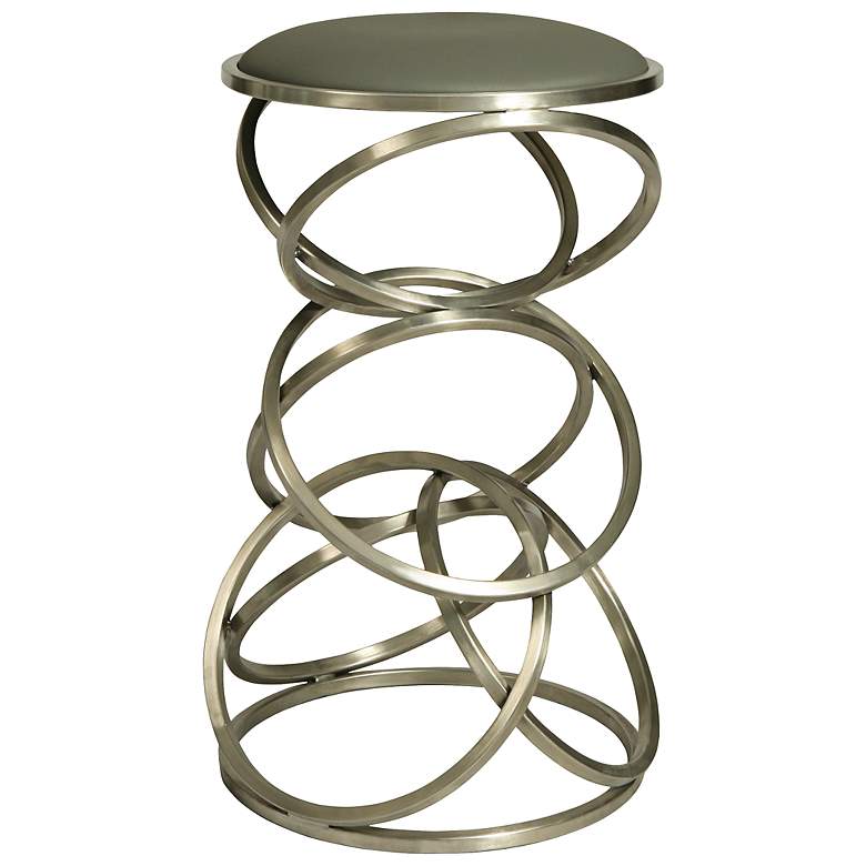 Image 1 Impacterra Roxanne 25 1/2 inch Gray Backless Counter Stool