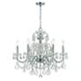 2_Imperial 26"W Polished Chrome 6-Light Crystal Chandelier more views