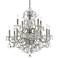 Imperial 29 1/2" Wide Polished Chrome 12-Light Chandelier