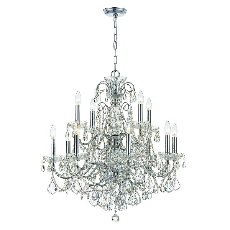 Image 3 Imperial 29 1/2" Wide Polished Chrome 12-Light Chandelier more views