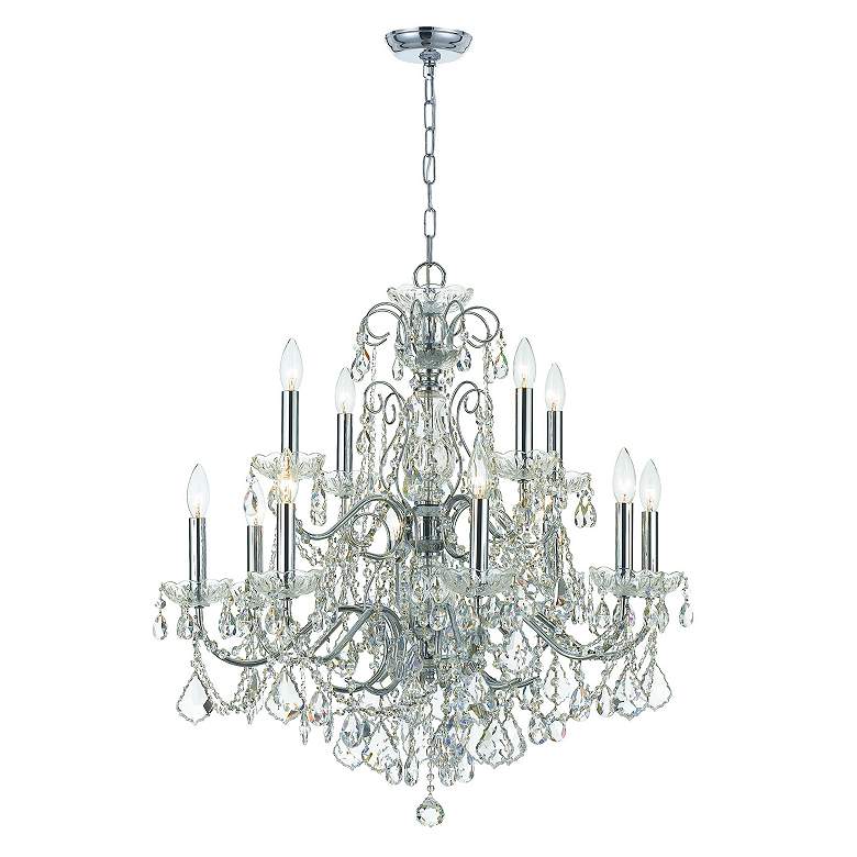 Image 3 Imperial 29 1/2 inch Wide Polished Chrome 12-Light Chandelier more views