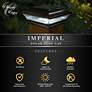 Watch A Video About the Imperial Black Outdoor Solar LED Post Cap