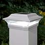 Watch A Video About the Imperial White Outdoor Solar LED Post Cap
