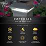 Watch A Video About the Imperial White Outdoor Solar LED Post Cap