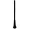 Imperial 79" High Black Outdoor Post Light Pole