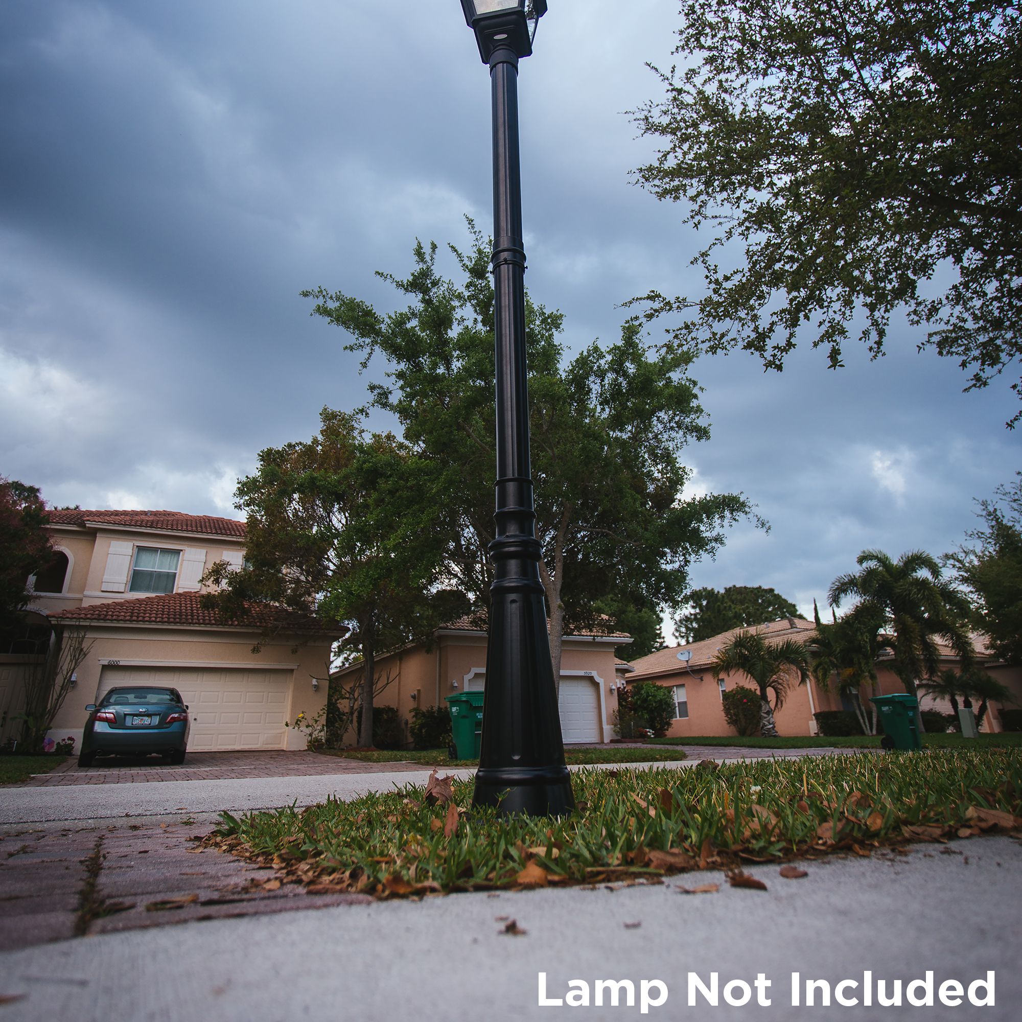 Image 3 Imperial 79" High Black Outdoor Post Light Pole more views