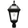 Imperial Acorn Black 22 1/2"H Post-Mount LED Solar Light