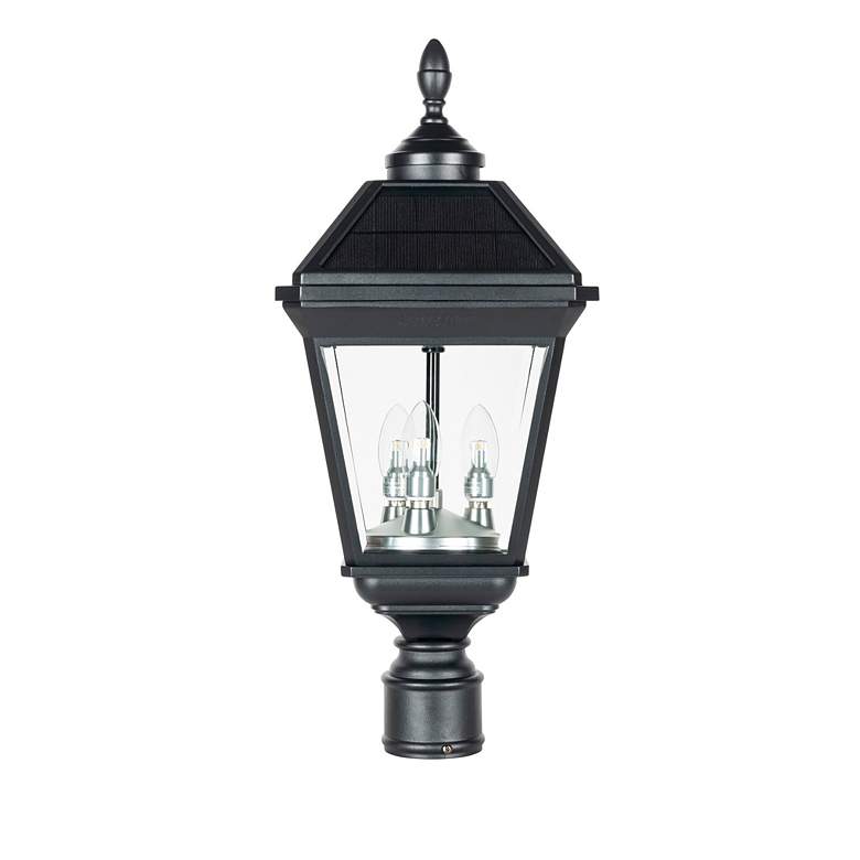 Image 2 Imperial Bulb 24 1/4"H Black LED 3-Light Outdoor Post Light