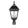 2_Imperial Bulb 24 1/4"H Black LED 3-Light Outdoor Post Light