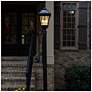 1_Imperial Bulb 24 1/4"H Black LED 3-Light Outdoor Post Light